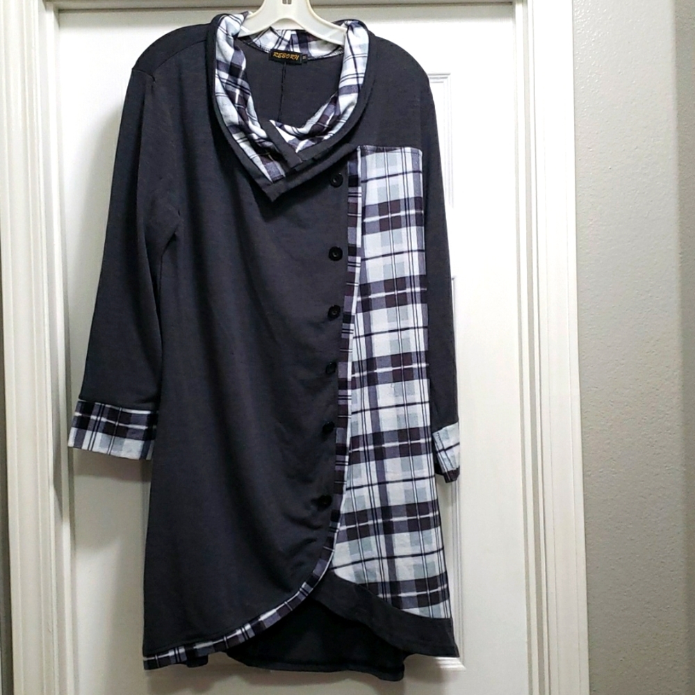 Reborn 1X knit top / dress womens